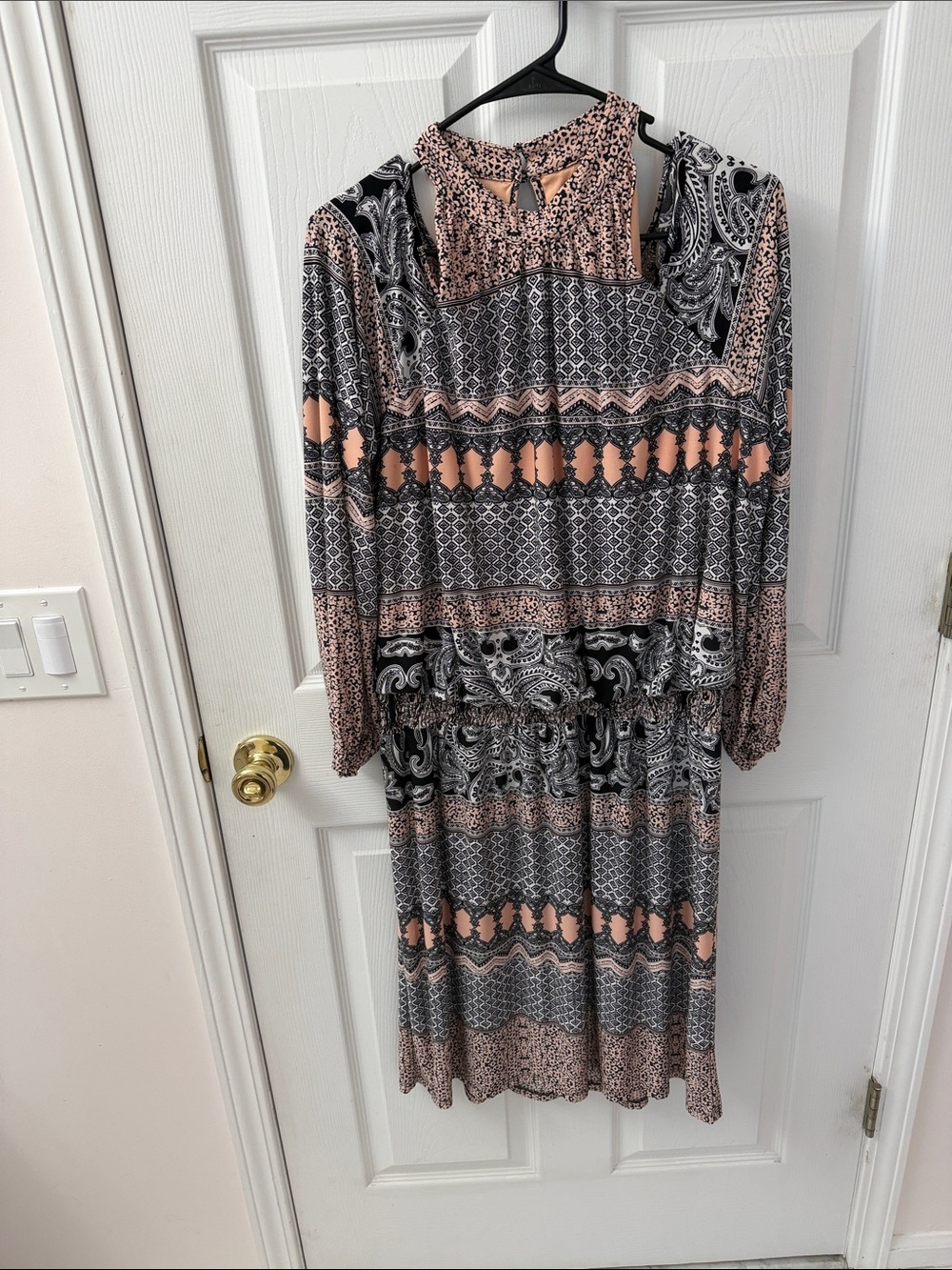 Cato cold shoulder dress